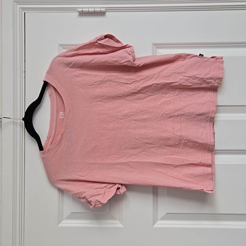 GAP Women's Light Pink Short Sleeve Crew Tee